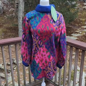 FARM Rio Multicolor Turtleneck Sweater #073